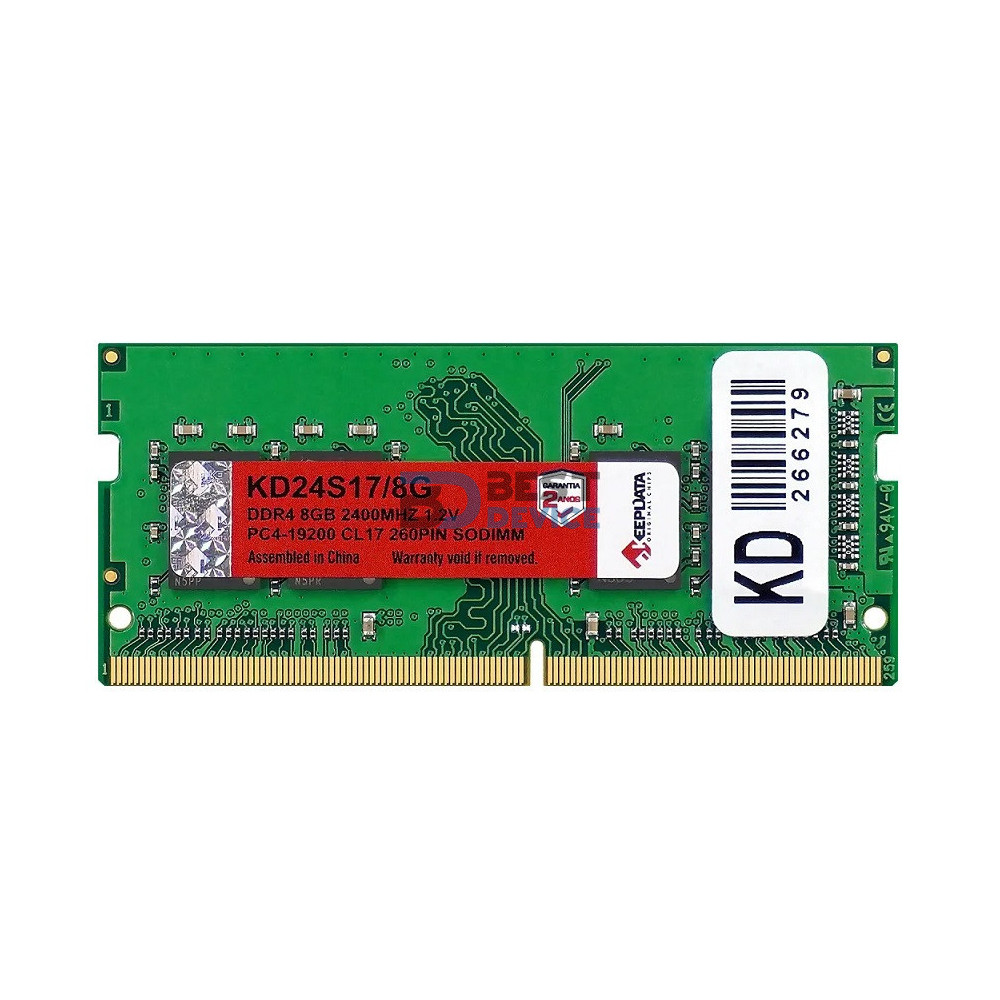MEMORIA RAM PARA NOTEBOOK DDR4 KEEPDATA 8GB 2400 MHZ