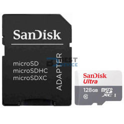 MEMORIA MICRO SD SANDISK 128GB 100MBS CLAS10