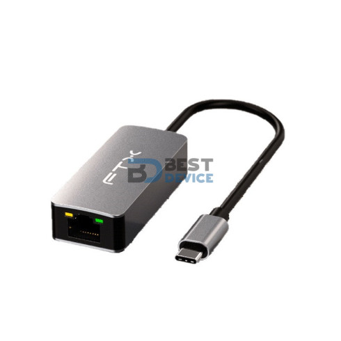 ADAPTADOR FTX FTX-CML2500-AG USB-C 3.1/RJ45 2.5GBPS/GRIS