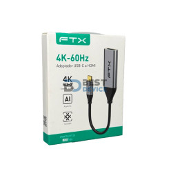 ADAPTADOR FTX FTX-C160-PU31-CMHDFN1-S0.2 USB-C/HDMI 4K/60HZ/GRIS