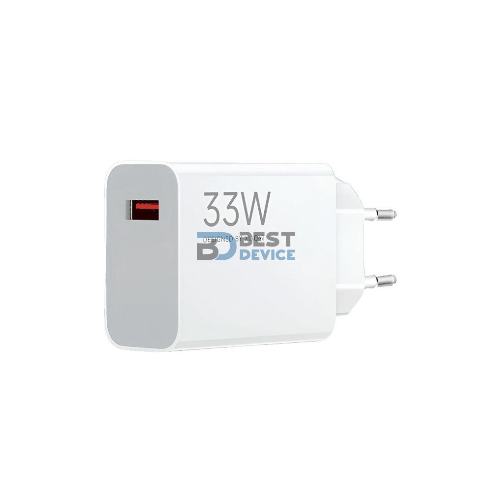 CARGADOR XIAOMI PARA PARED BHR9956EU 33W USB-A EUR/BIVOLT/CON CABLE