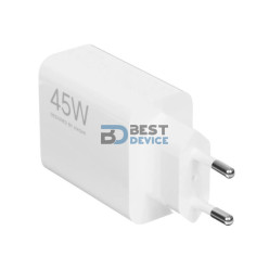 CARGADOR XIAOMI PARA PARED BHR07SLEU 45W TURBO CHARGING USB-A/BIVOLT