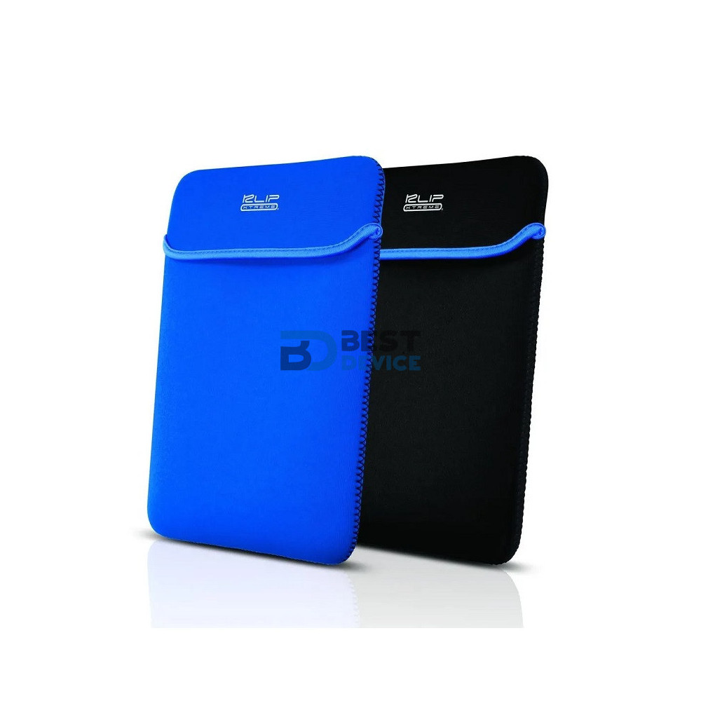 FUNDA PARA NOTEBOOK KLIP XTREME KNS-214BL KOLOURS 14.1" AZUL/NEGRO REVERSIBLE