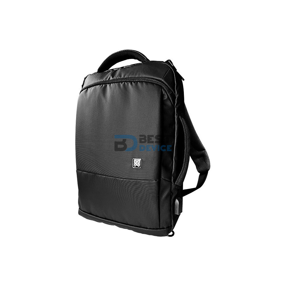 MOCHILA KLIP XTREME 15.6" KNB-895 2EN1 BIZMAN USB/NEGRO