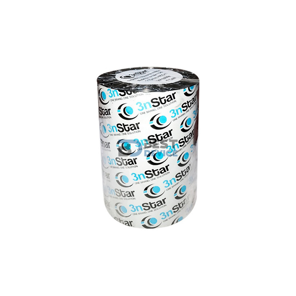 RIBBON DE IMPRESORA ETIQUETA 3NSTAR 4" 110MM X 300M CERA W10BK110300 UNI