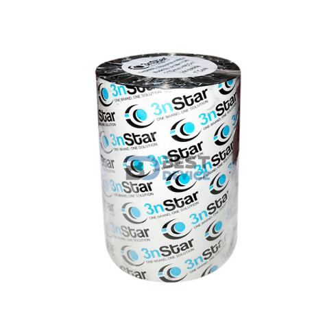 RIBBON DE IMPRESORA ETIQUETA 3NSTAR 4" 110MM X 300M CERA W10BK110300 UNI